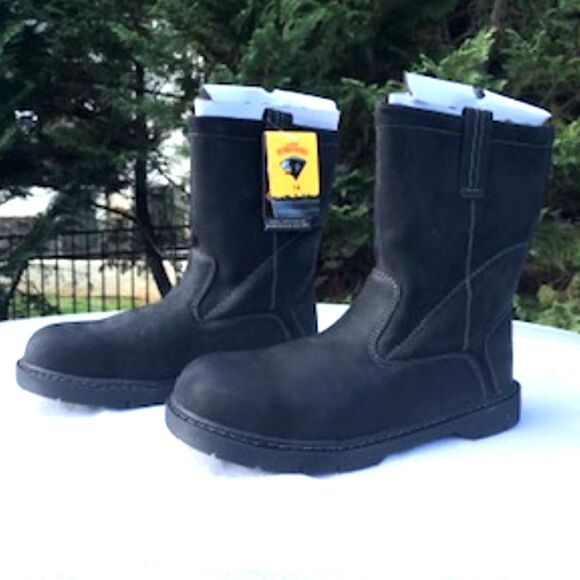 Steel Toe Boots . Size: 14 . Pull On Leather . Herman Survivors . New in Box - Picture 1 of 9